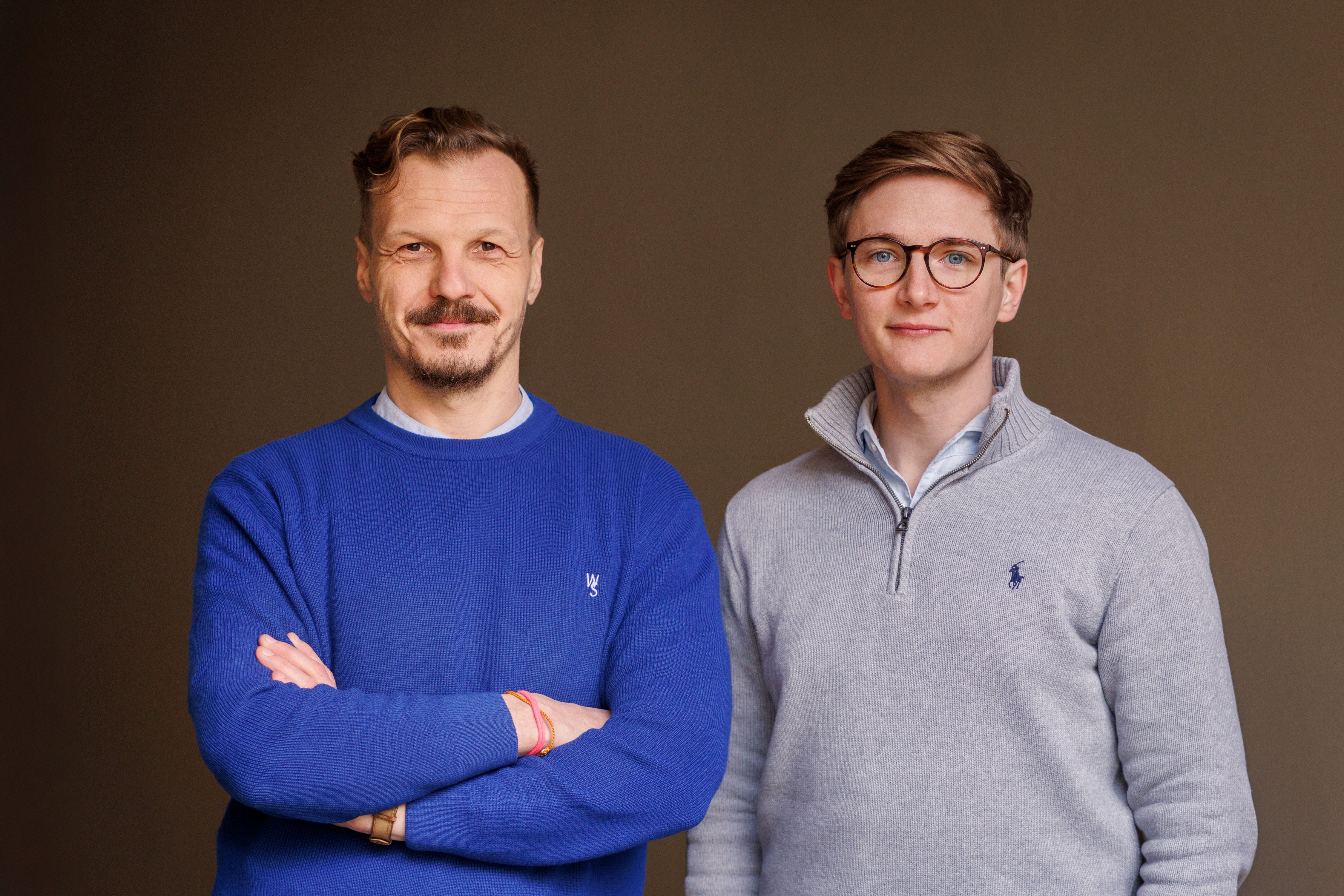 Portrait of two men
